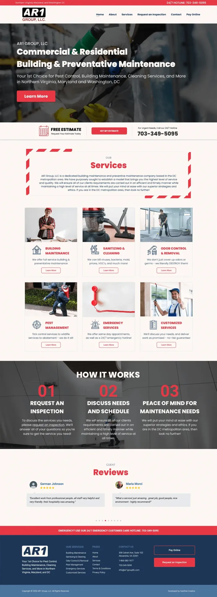 AR1 Group LLC website