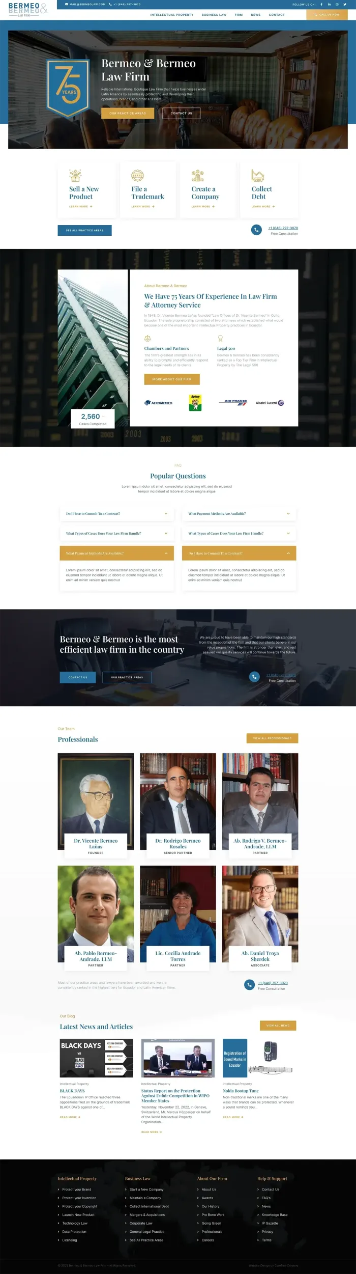 Bermeo Law website