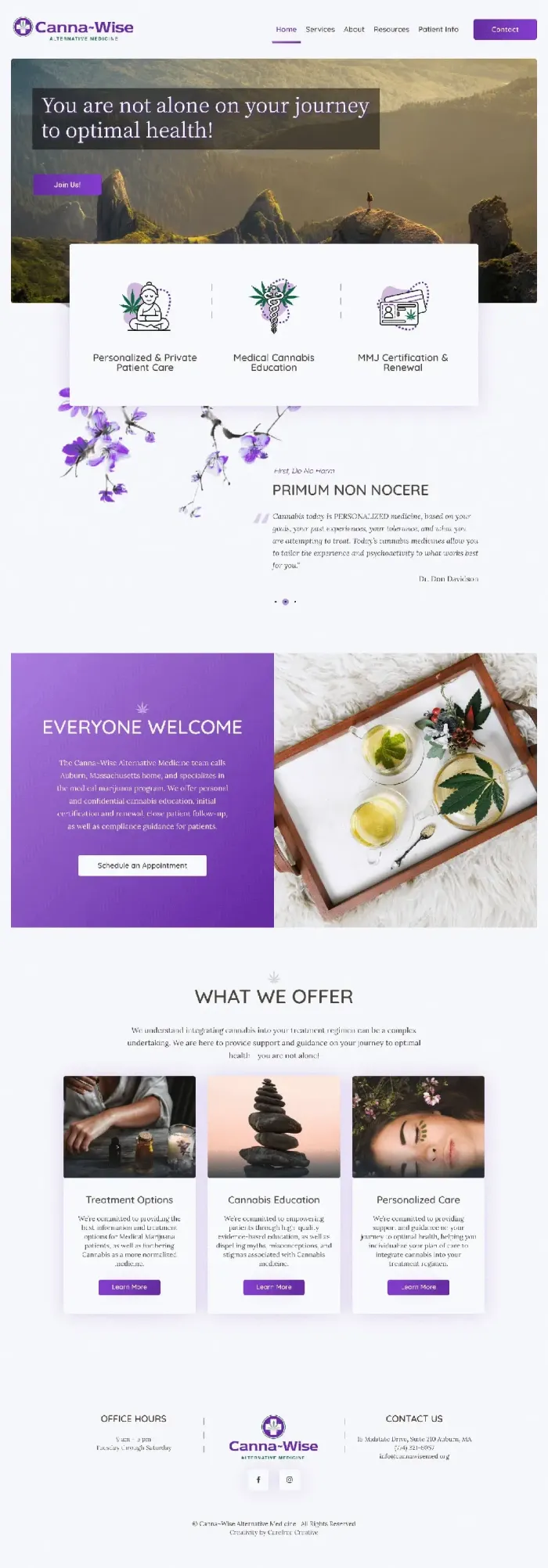 Canna~Wise Medicine website
