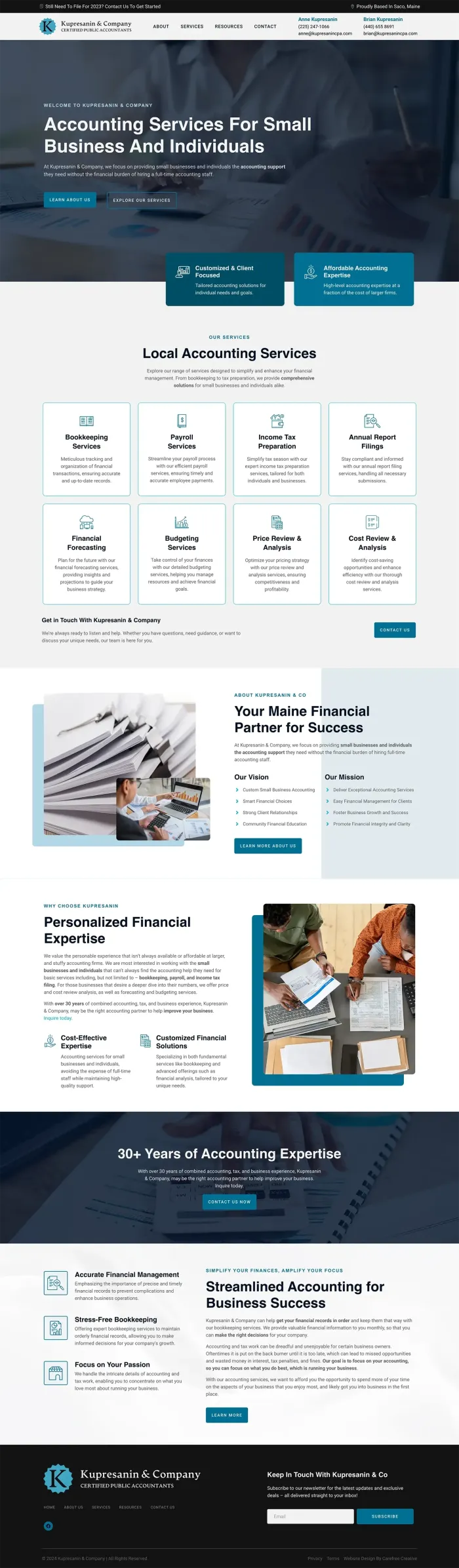 Kupresanin & Co website