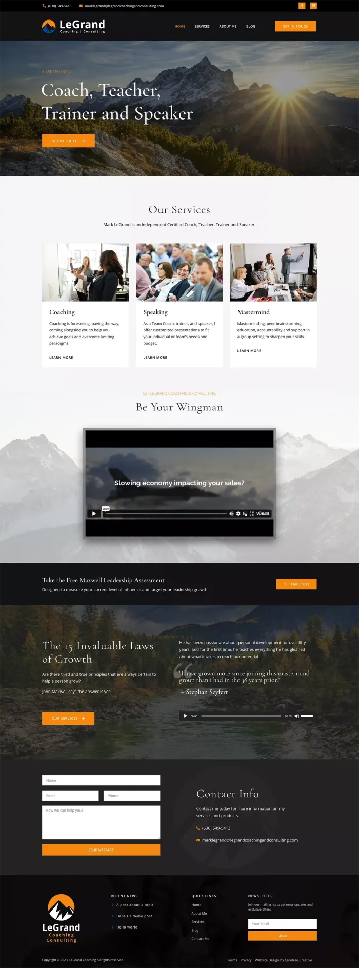 LeGrand Consulting website