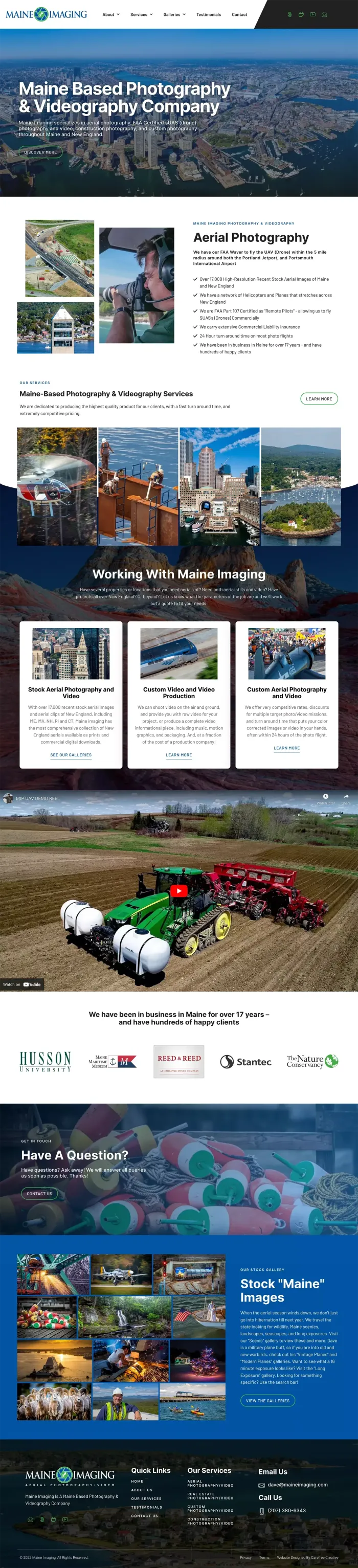 Maine Imaging website