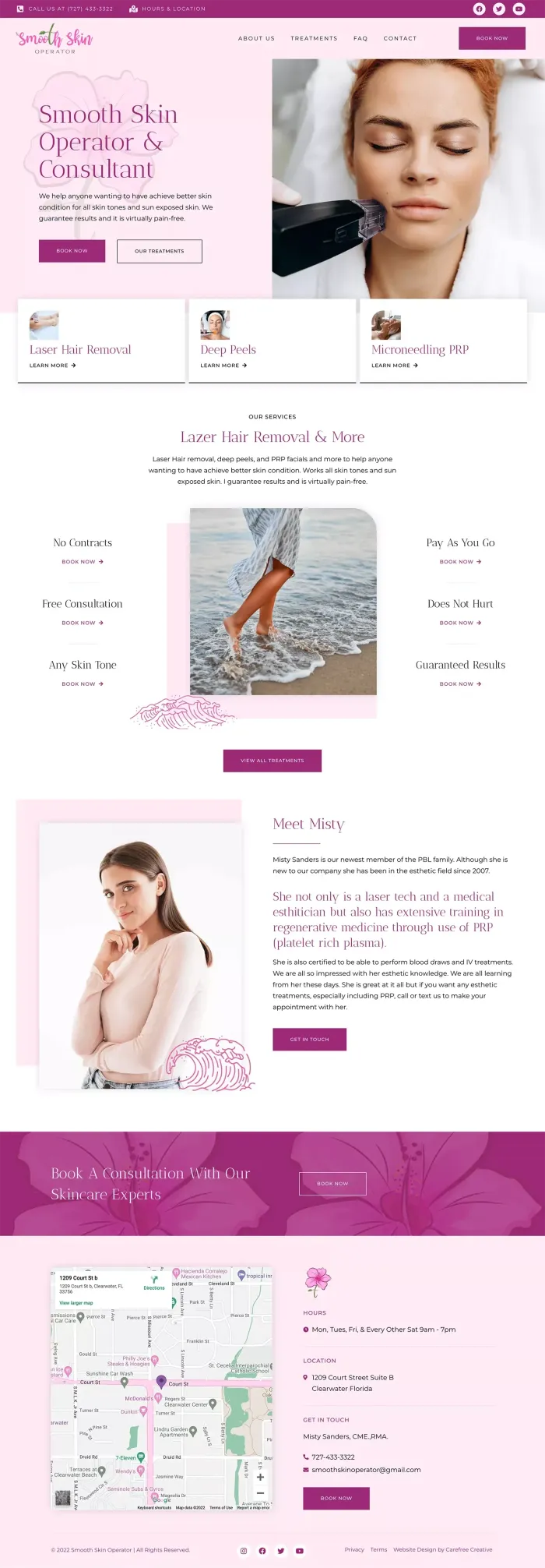 Smooth Skin Operators website