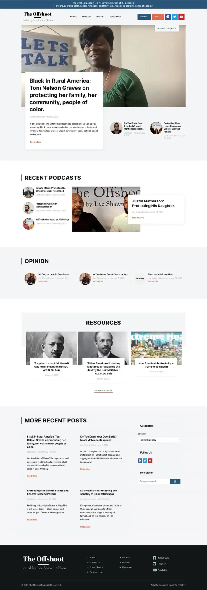 The Offshoot website