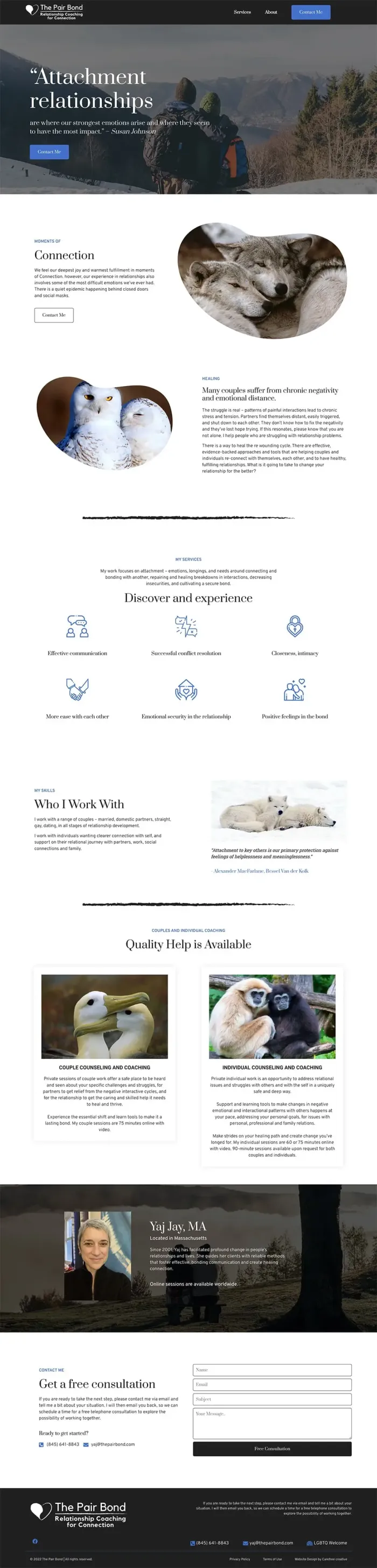 The Pair Bond website