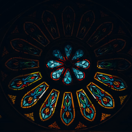 Notre-Dame-Basilica-of-Montreal-Dark-Window