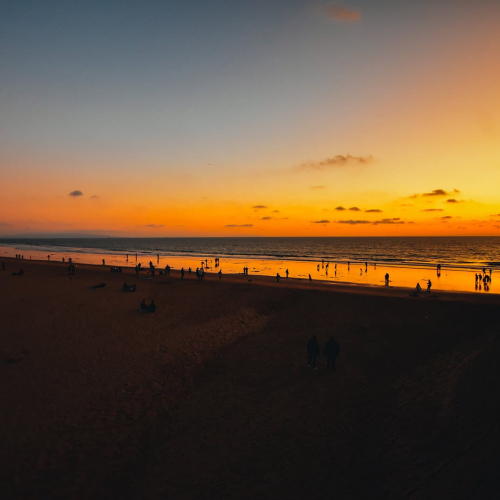 Santa-Monica-Pier-Beach-Sunset
